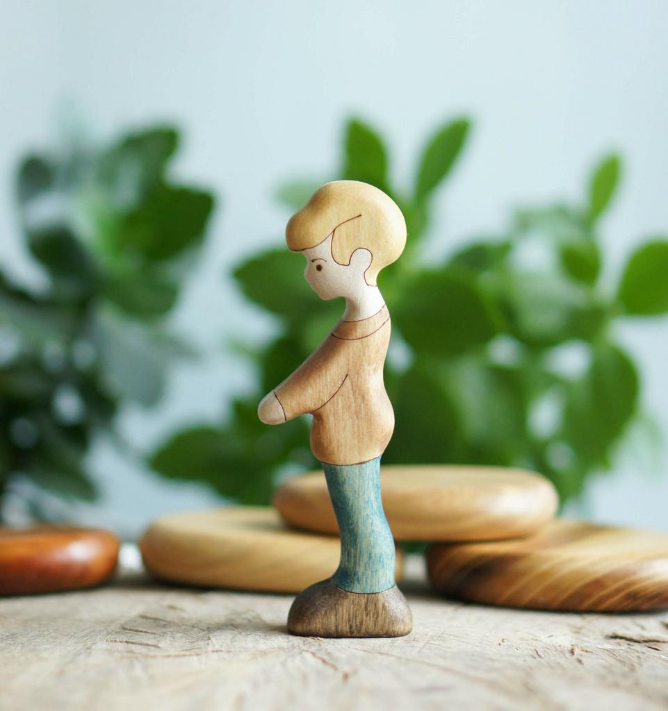 Boy wooden toy