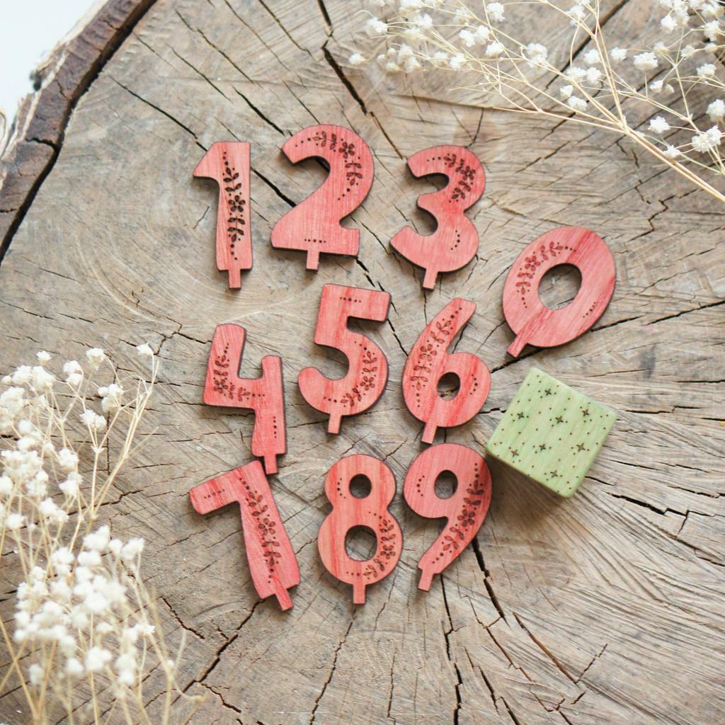 Number set with stand gift (11pcs)