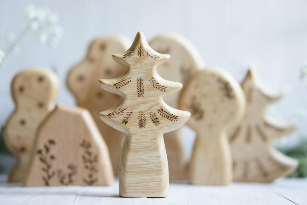 Wooden tree toy 1 (natural)