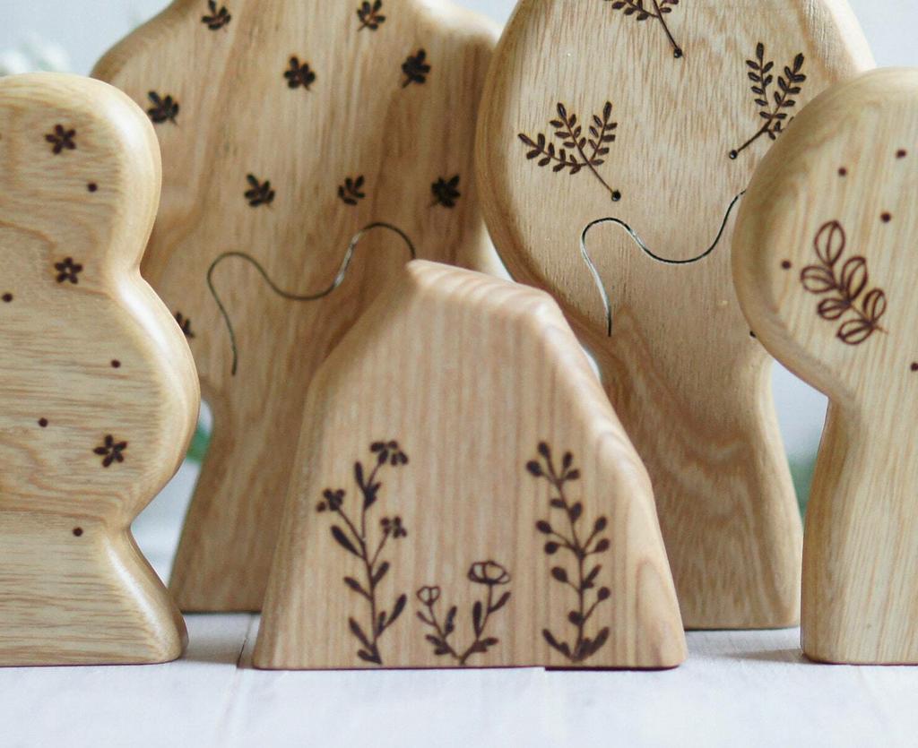 Wooden tree toy 7 (natural)
