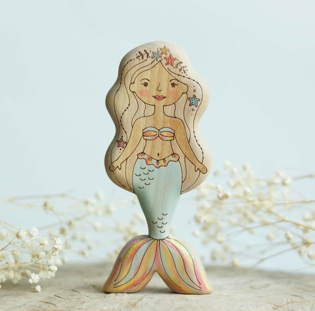 Mermaid blonde hair colored