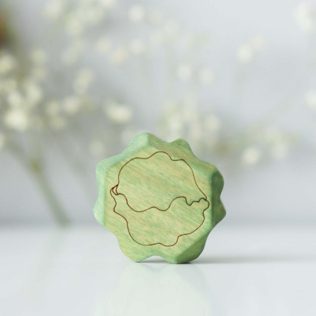 Cabbage wooden toy