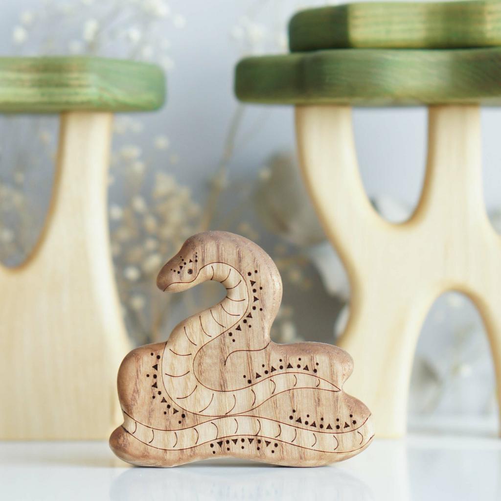 Kaa snake wooden toy