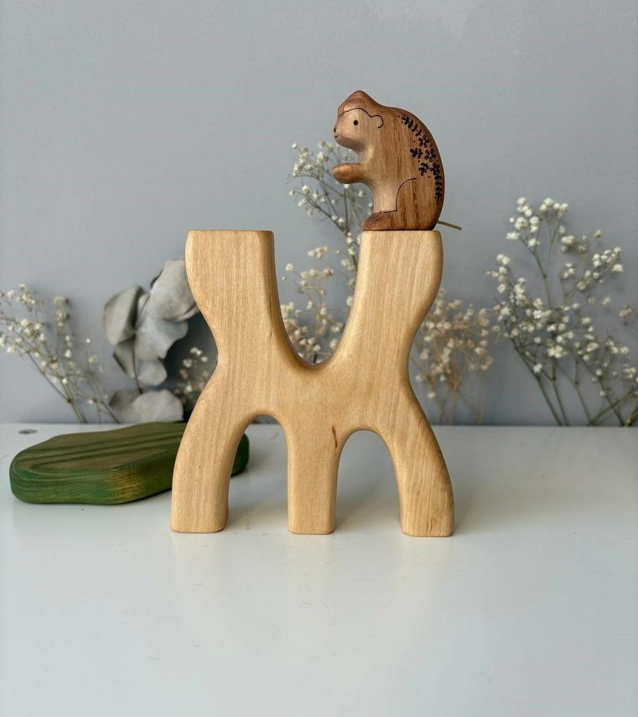 Waldorf tree trunk (large) wooden toy