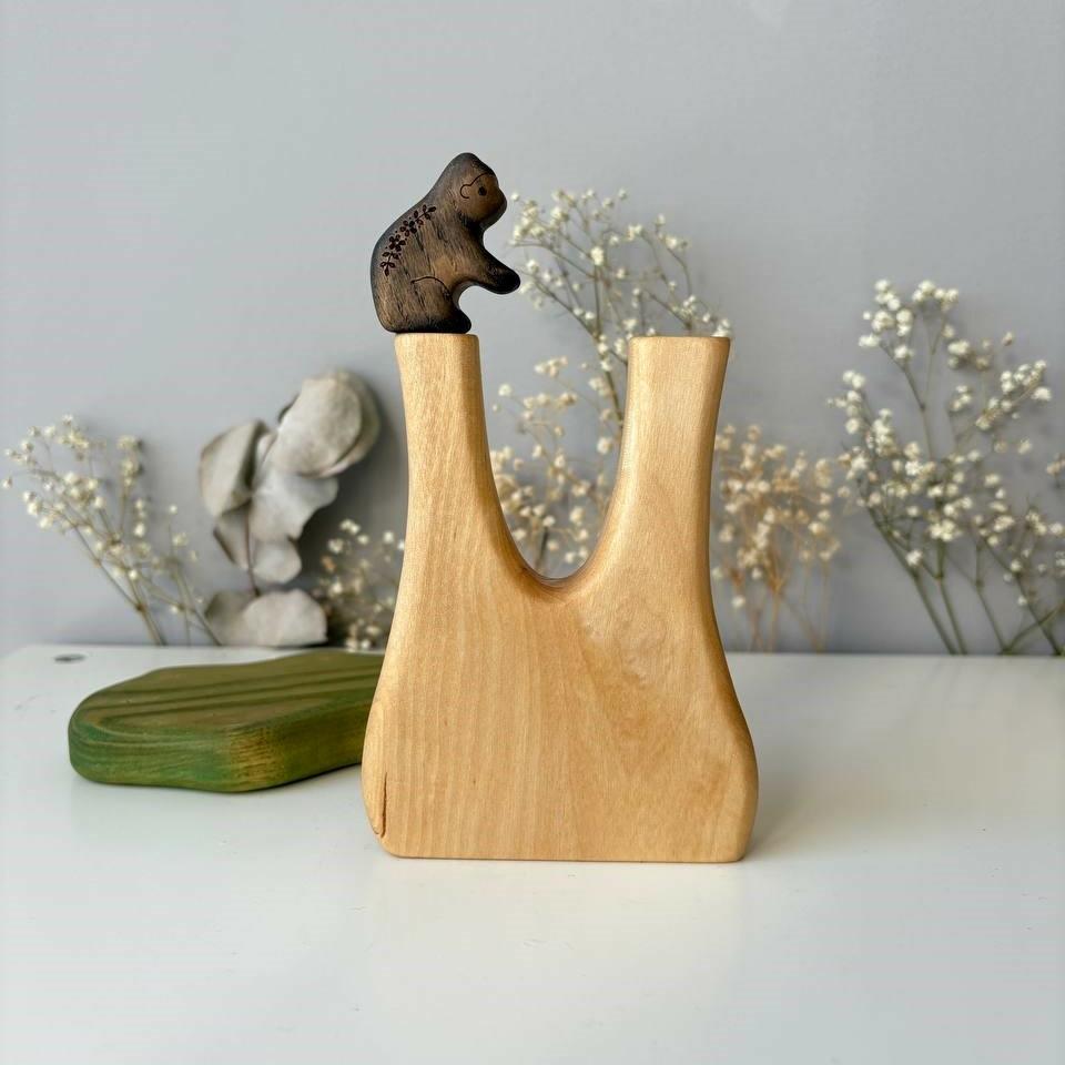 Waldorf tree trunk (medium) wooden toy