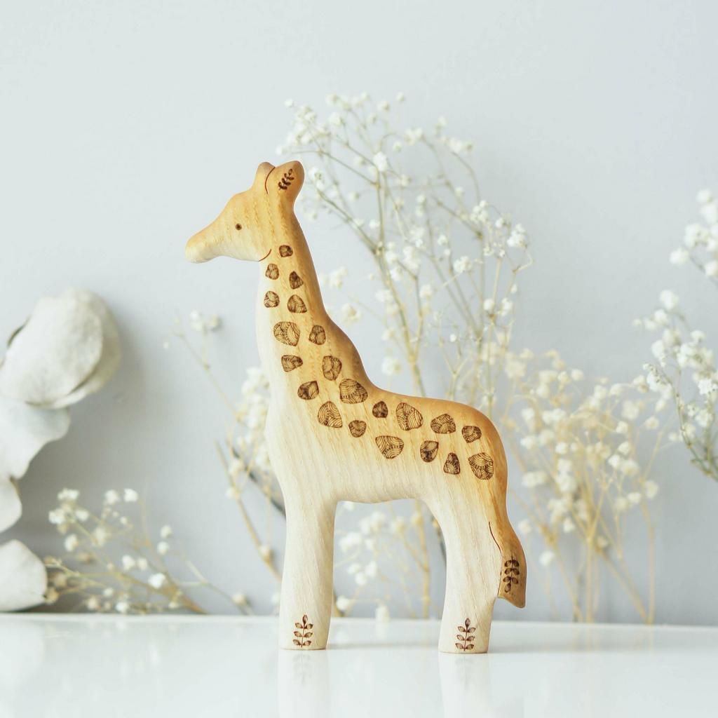 Giraffe wooden toy (colored)