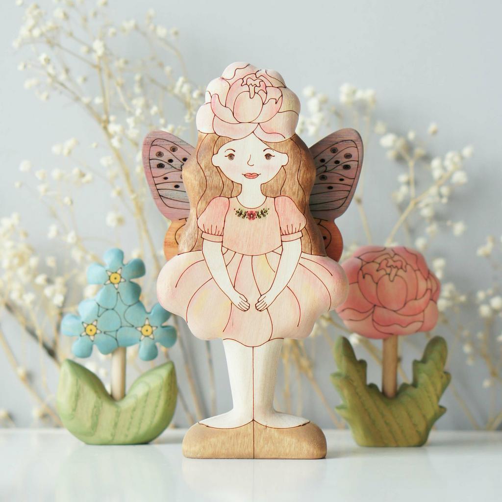 Fairy with wings (peony brunette)