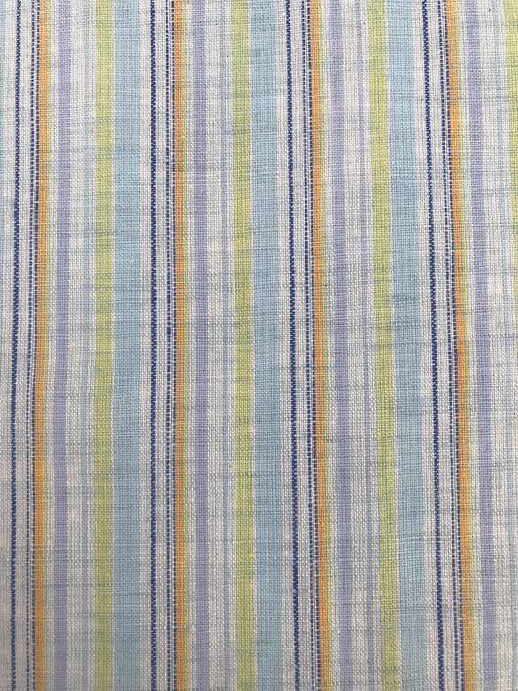 Лён с принтом "Полоска"