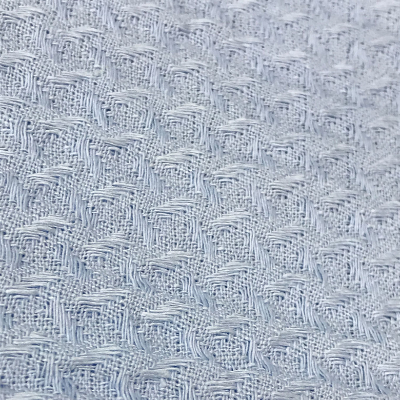 широкая фактурная вафля голубая Оршанский льнокомбинат Беларусь