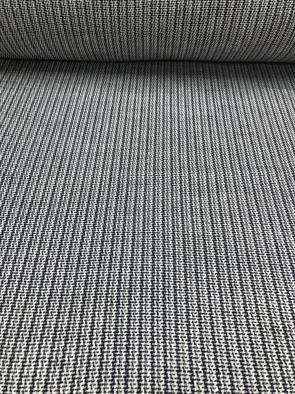 Лён с шерстью "Гусиная лапка полоска"