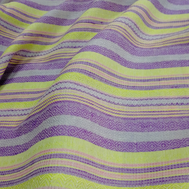 лён интерьерный и одежный яркая полоса