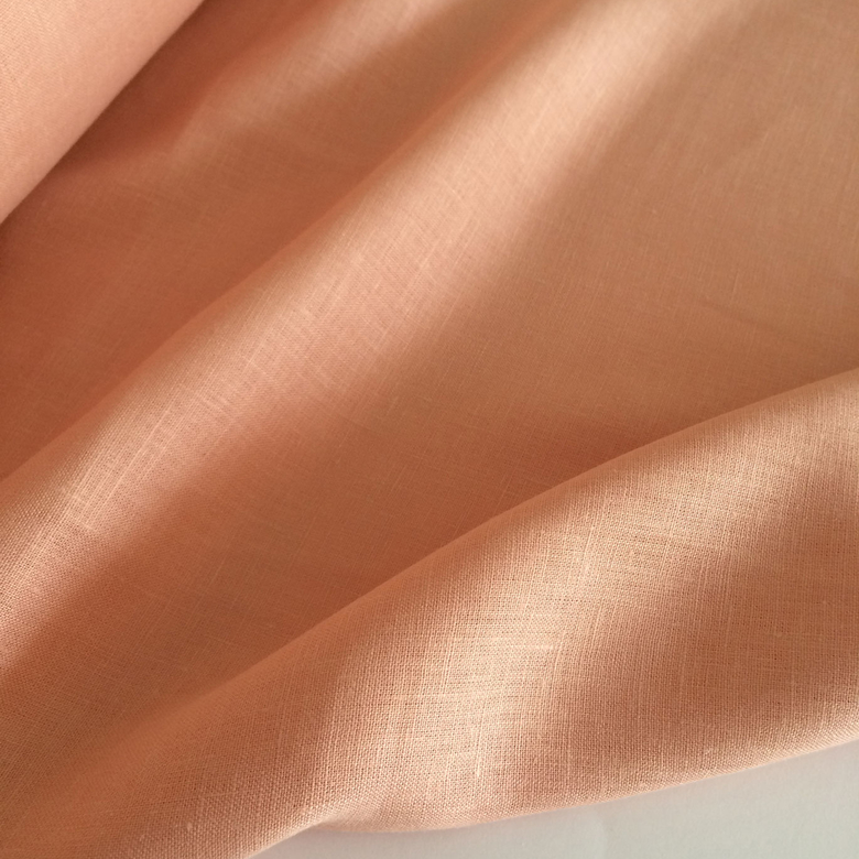 100% костюмный лен персиковый цвет Оршанский льнокомбинат Беларусь