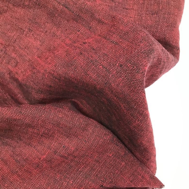 100% костюмный лен стираный crush меланж бордо Оршанский льнокомбинат Беларусь