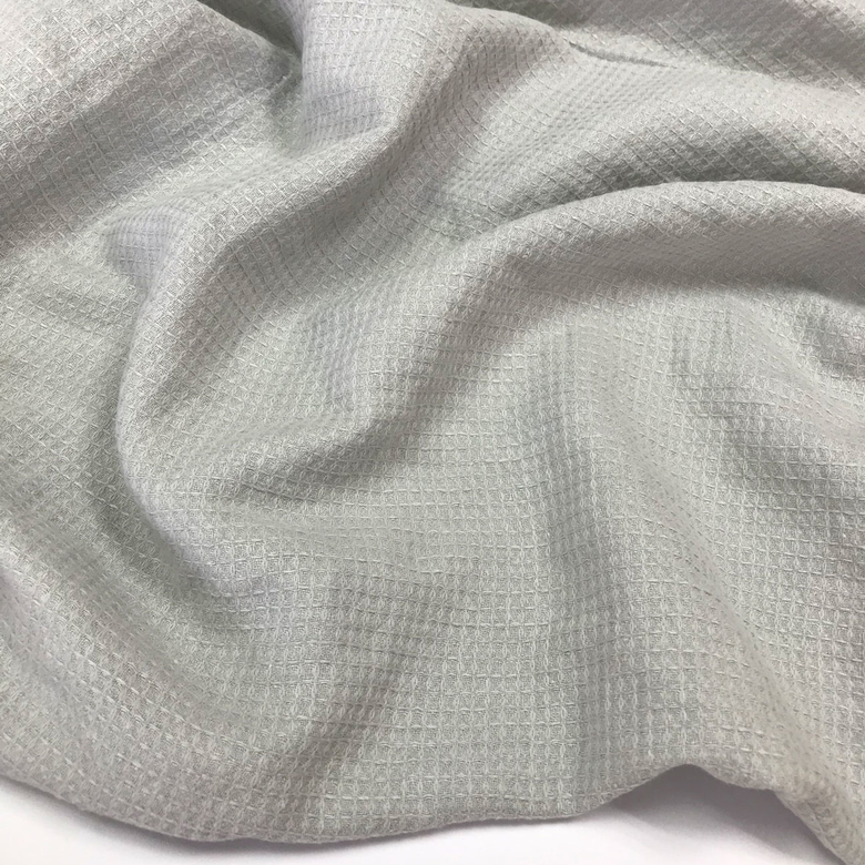 вафля льняная стальной серый стираная crush