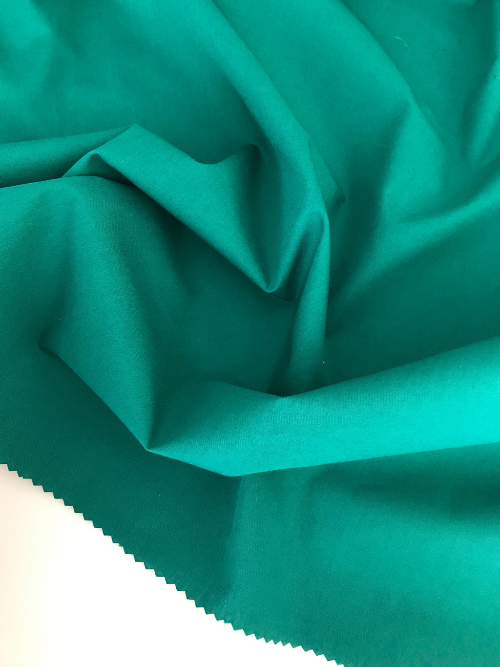 хлопковый поплин бирюзовый