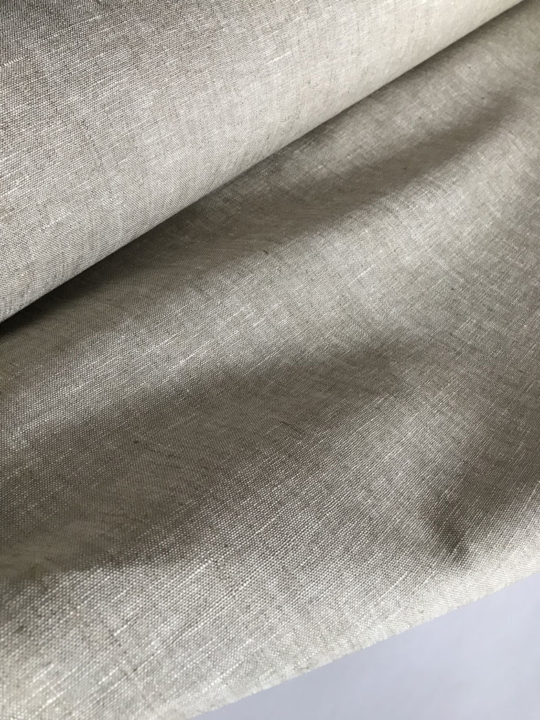 100% лен интерьерный натуральный льняной цвет