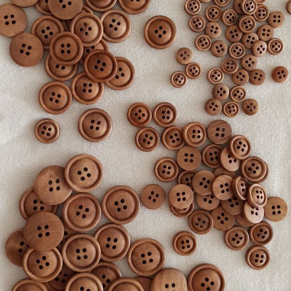 пуговицы деревянные
