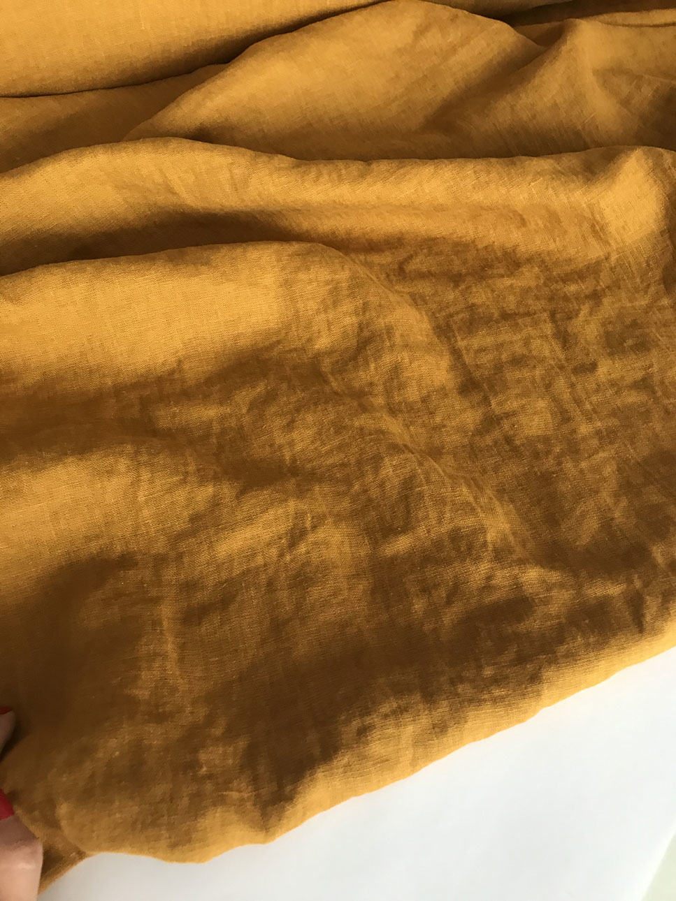 лён крэш горчица