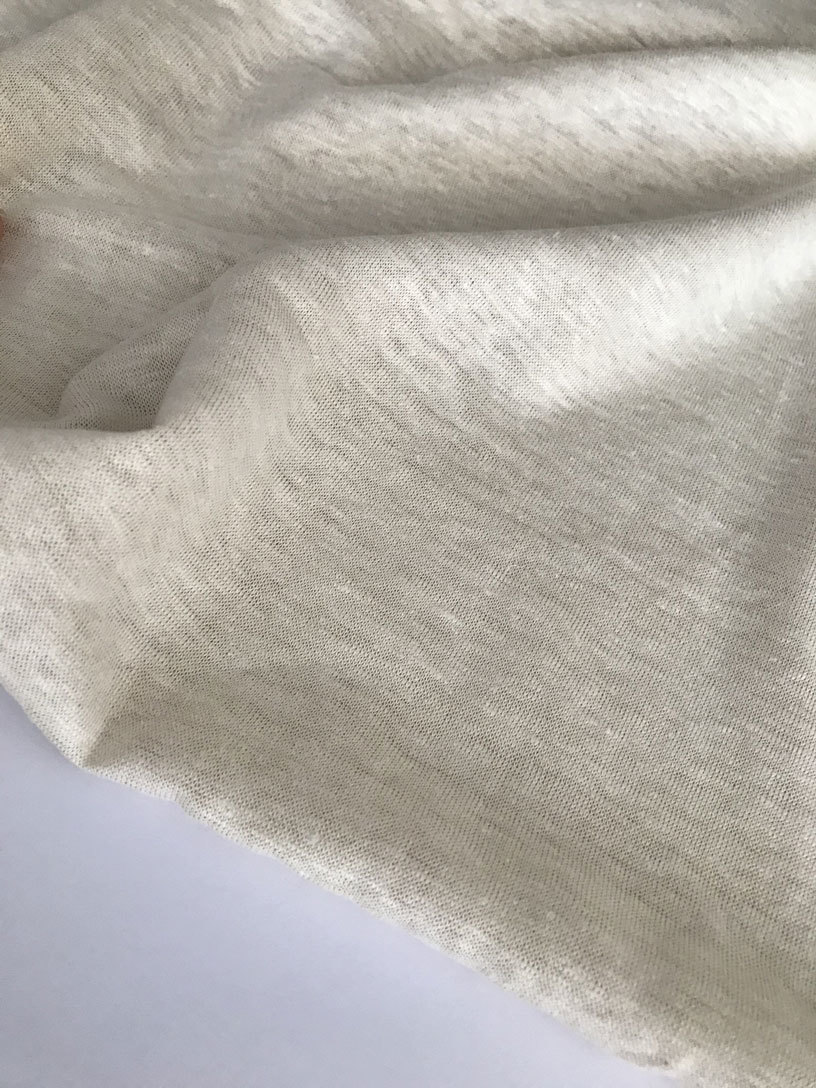 конопляный трикотаж hemp айвори