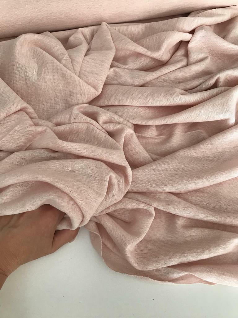 100% Конопляный трикотаж "Розовый зефир"