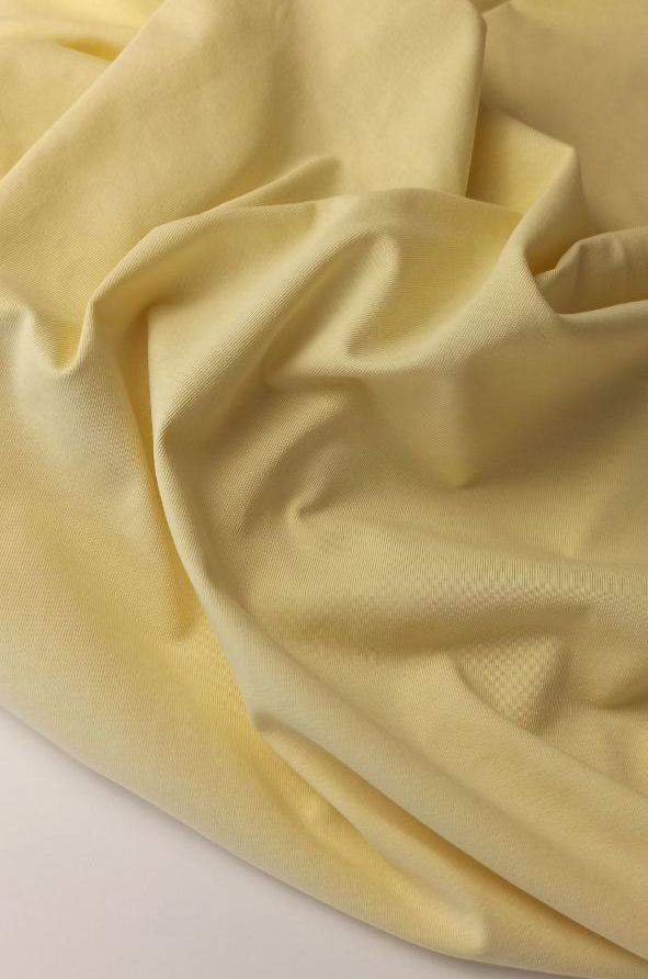 трикотаж из кукурузы Sorona светло-желтый