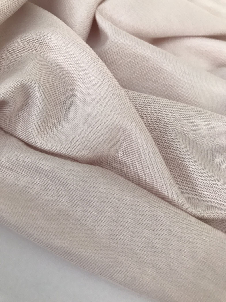 трикотаж из кукурузы Sorona нежно- розовый