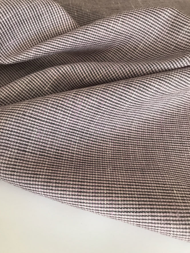 лен с шерстью гусиная лапка беж