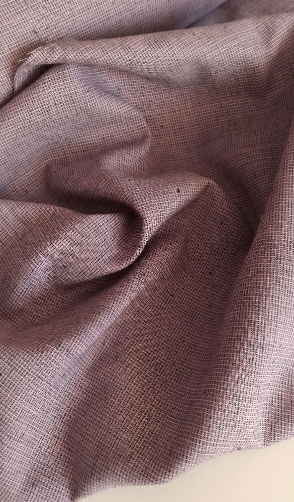 лен с шерстью сиреневая гусиная лапка