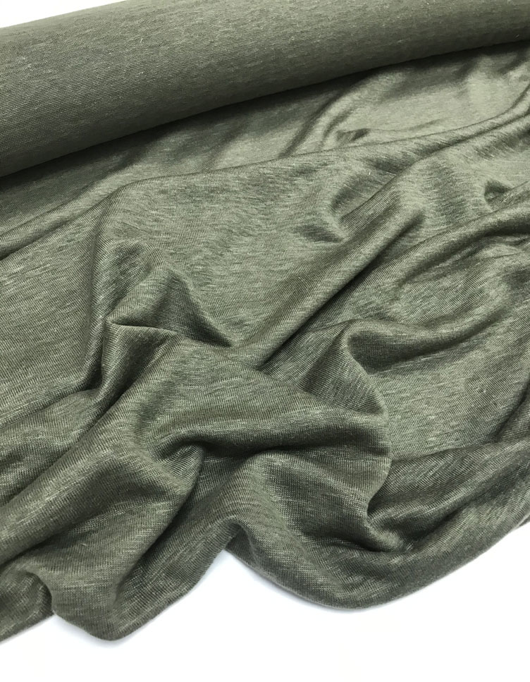 конопляный трикотаж оливка 100% конопля