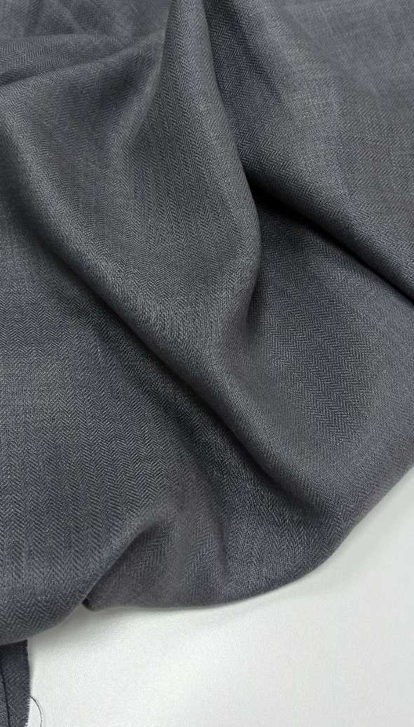 лен 100% ёлочка графит