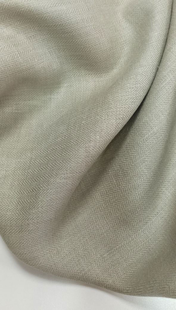 100% лен ёлочка льняного цвета