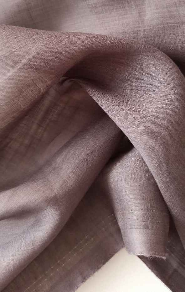 ткань батист крапива ramie тауп