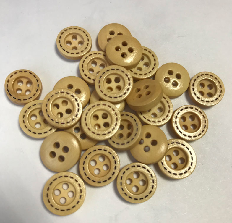 Пуговица деревянная W03 Light 11мм