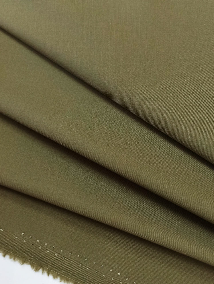 плащевая натуральная ткань тенсель с хлопком песочная хаки