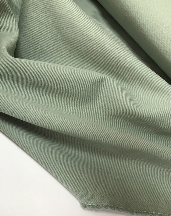 хлопковый джинс мятный