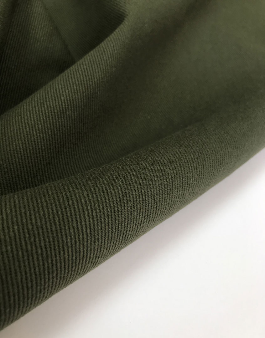 хлопковый джинс хаки