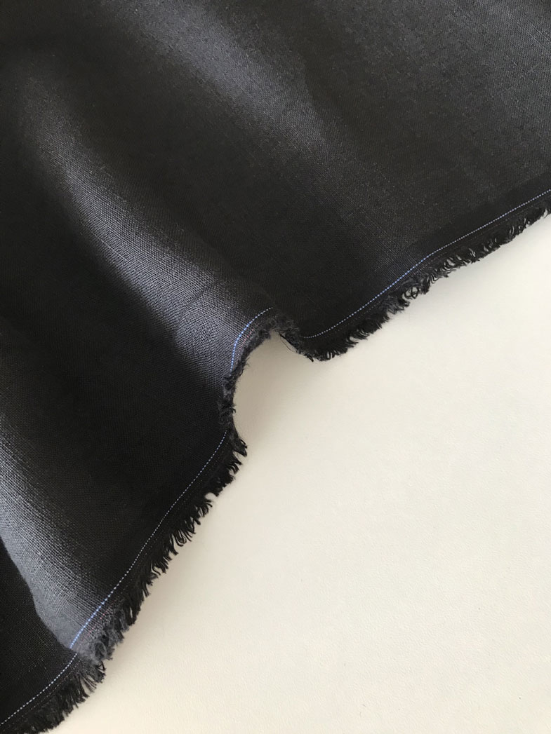 100% конопояная ткань hemp черная