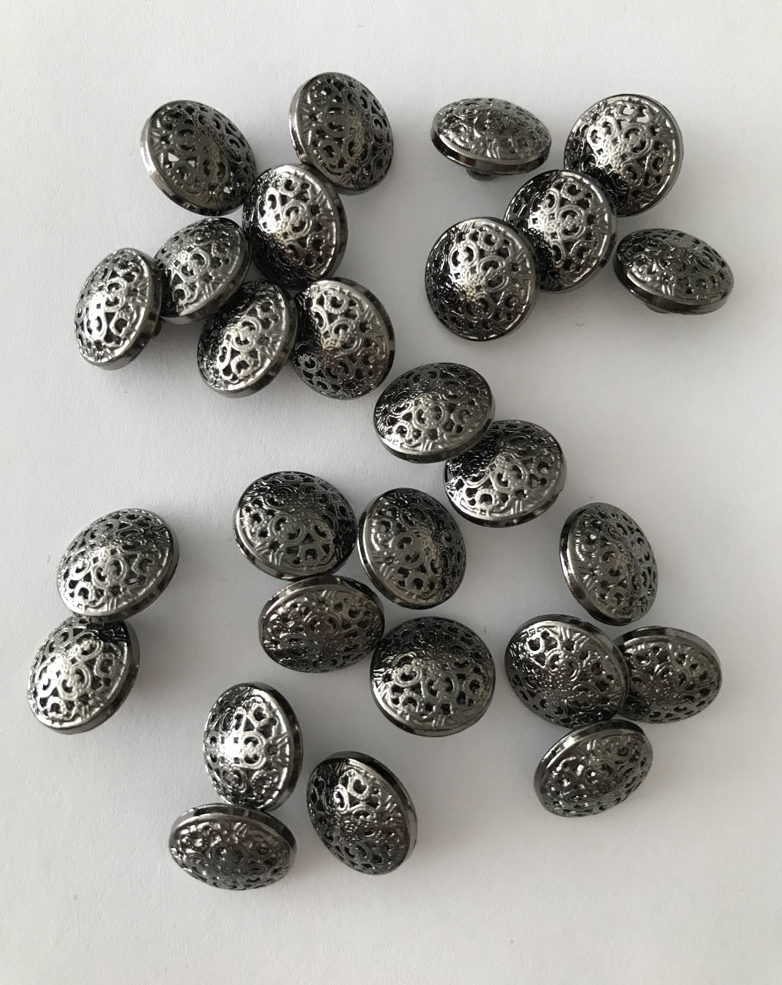 пуговицы металлические никель 11мм