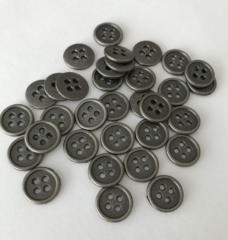 пуговицы металлические никель 11мм