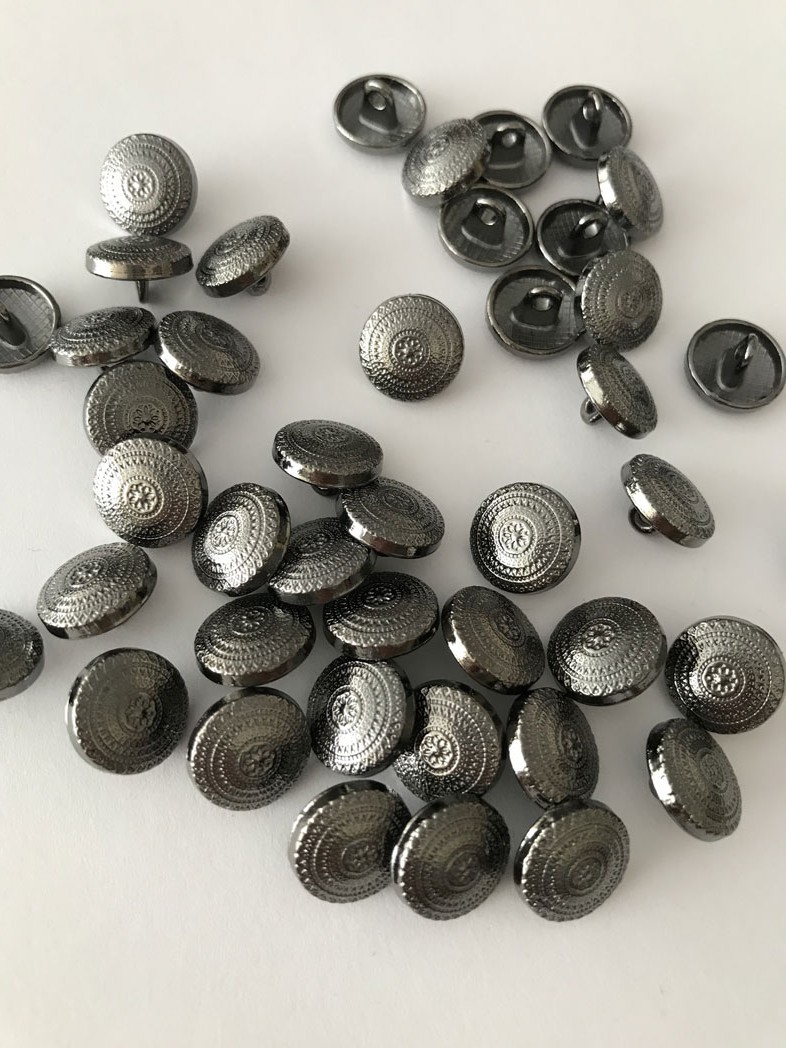 Пуговица металлическая М05 Никель  11мм