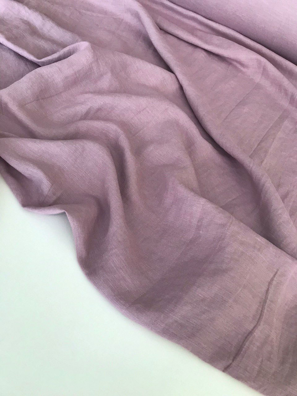 лен с вискозой лиловый крэш