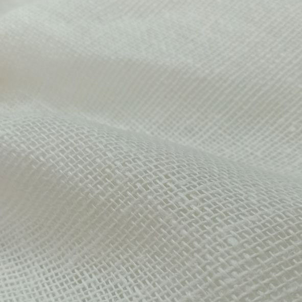 Лён интерьерный "Сетка белая"