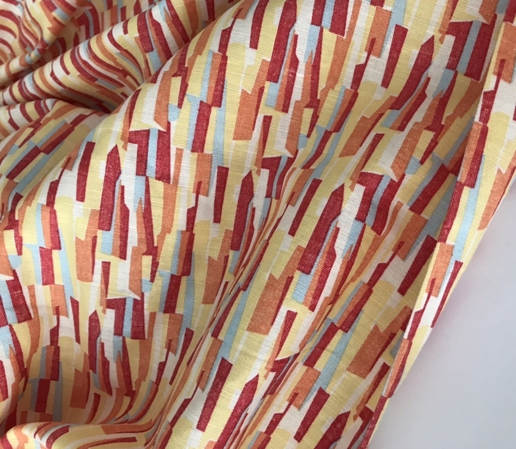 Лён с принтом "Пазлы"