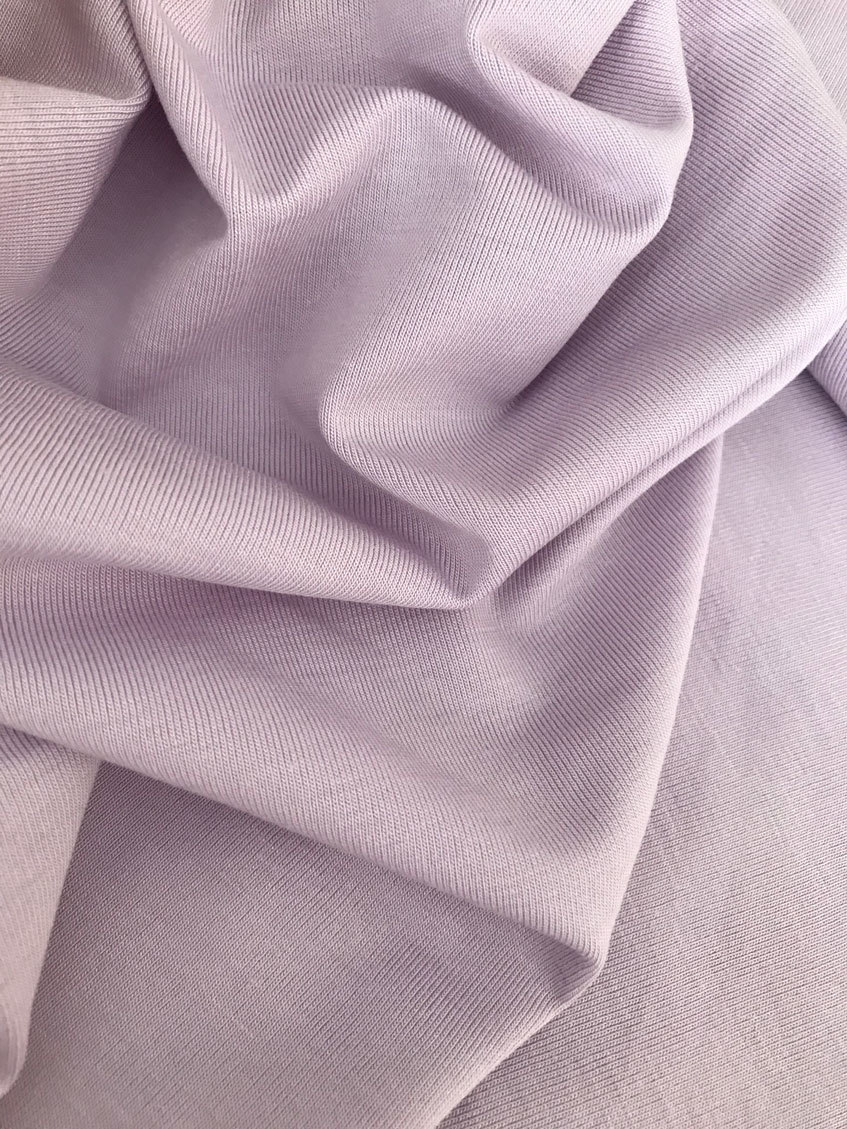 Трикотаж Sorona (кукуруза) "Сиреневый" 235г/м