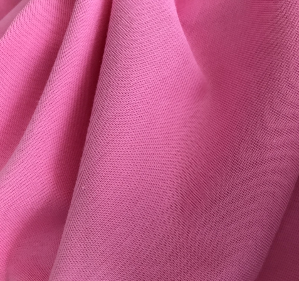 Трикотаж Sorona (кукуруза) "Розовый фламинго"