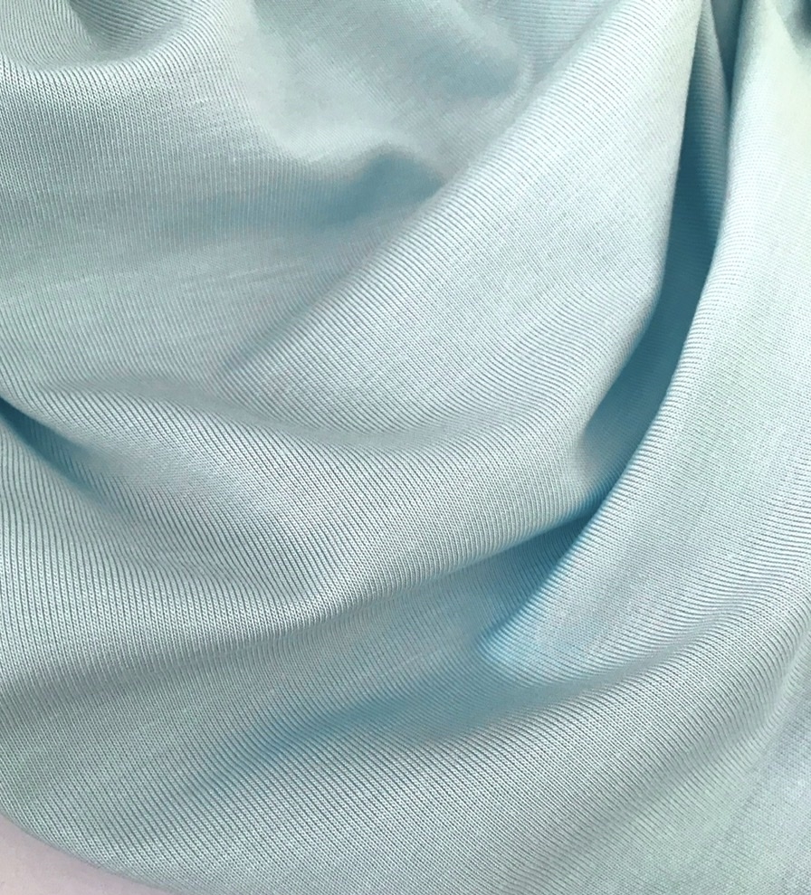 Трикотаж Sorona (кукуруза) "Весеннее небо" 235г/м