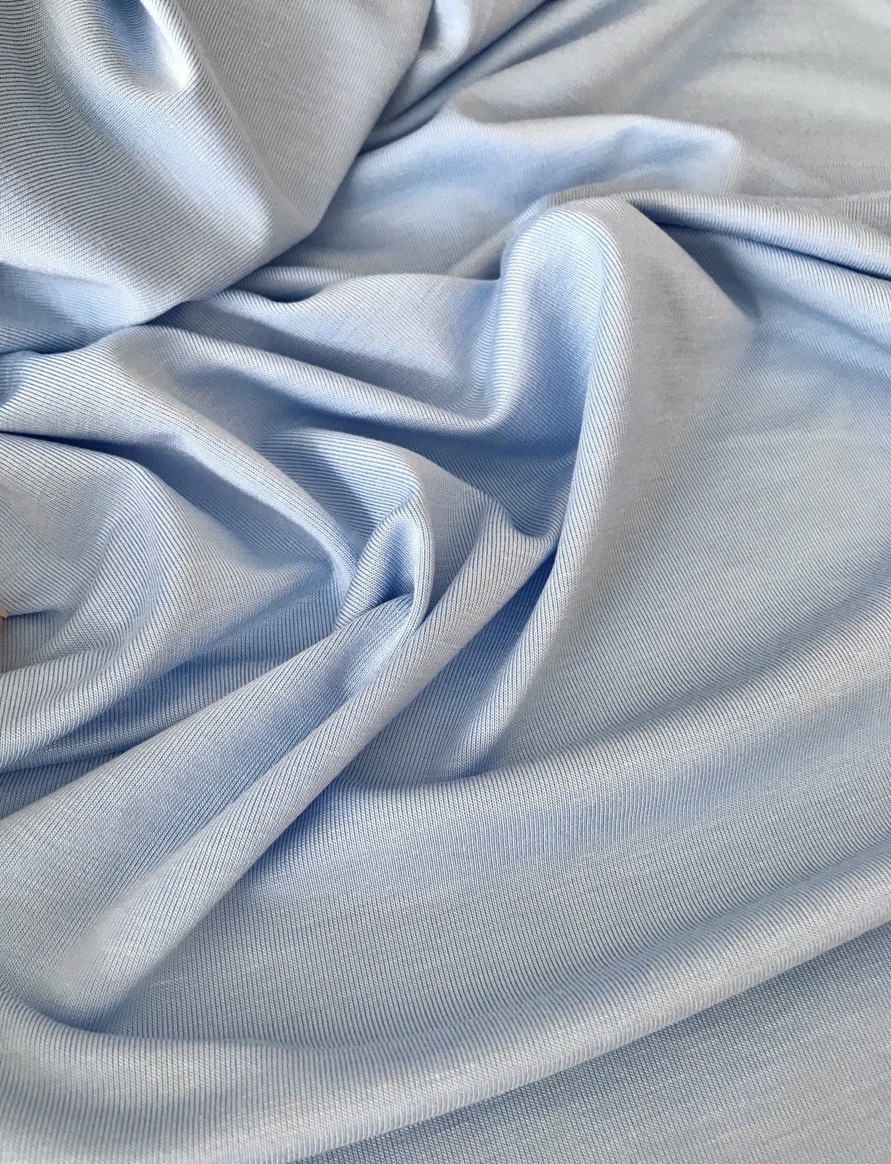 Трикотаж Sorona (кукуруза) "Голубой сапфир" 190г/м