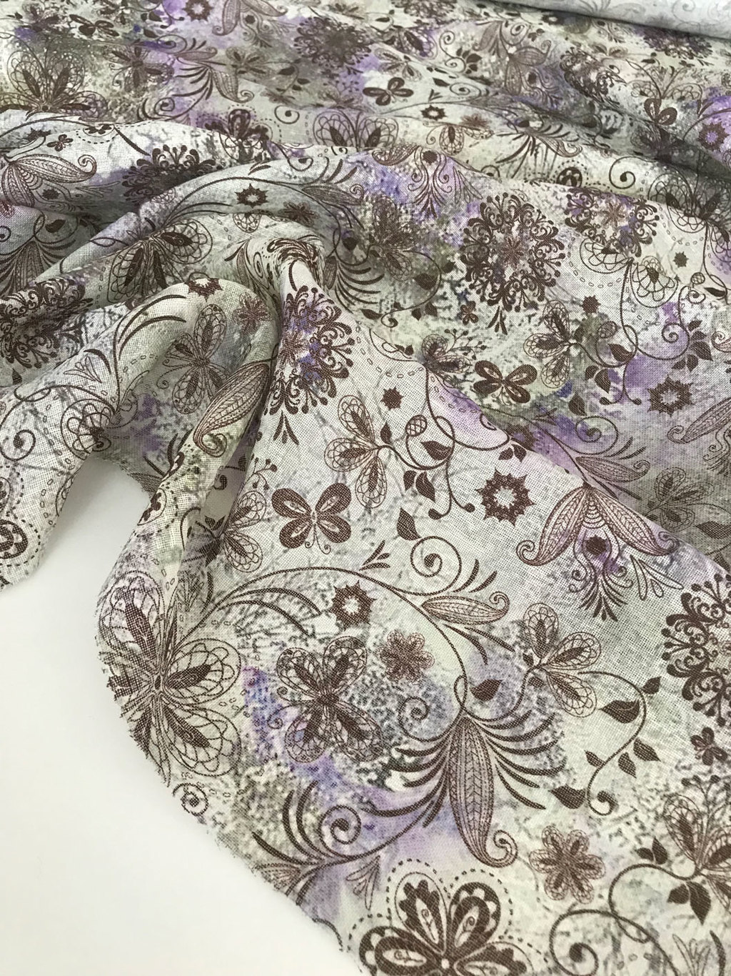 Льняная вуаль "Мехенди"