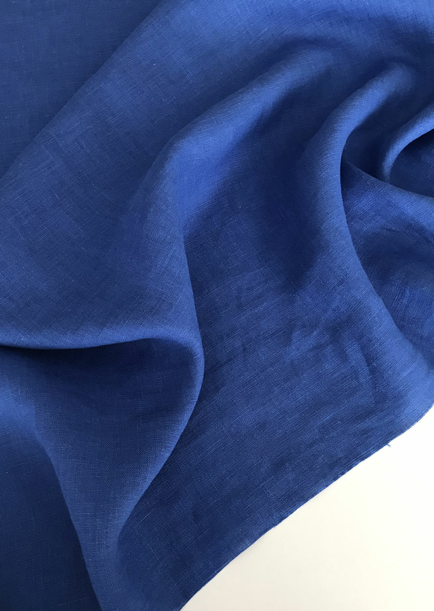 Лён "Ультрамарин"с эффектом мятости (crush)