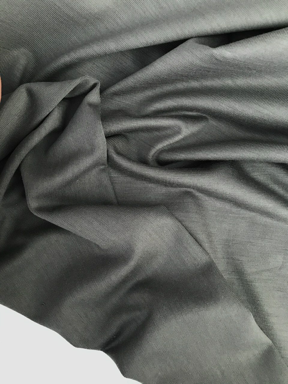 Трикотаж джерси Reda "Серо-оливковый" 100% шерсть